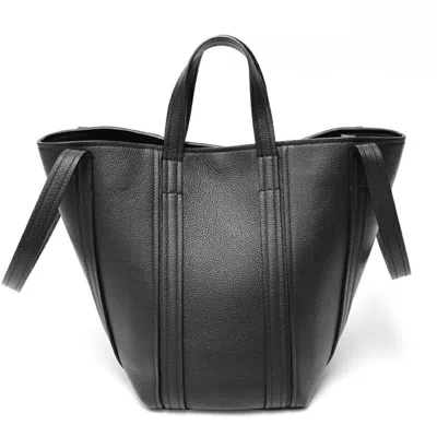 Pre-owned Balenciaga Black Leather Tote Bag ()