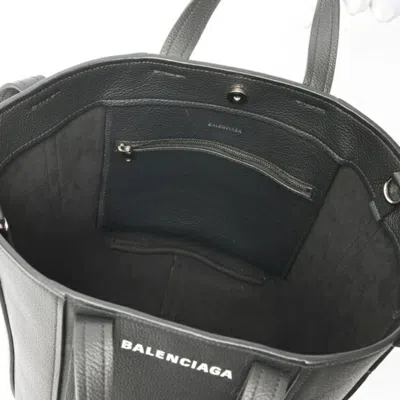 Pre-owned Balenciaga Black Leather Tote Bag ()