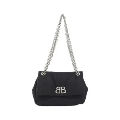 Pre-owned Balenciaga Black Nylon Handbag Shoulder Bag ()