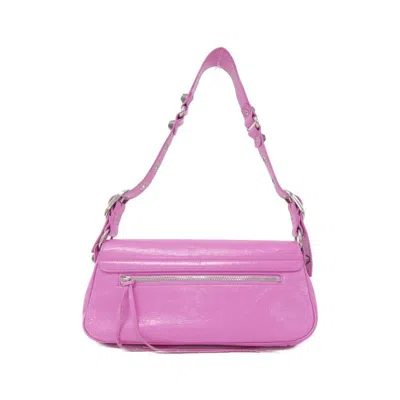 Pre-owned Balenciaga Pink Gold Leather Shoulder Bag ()