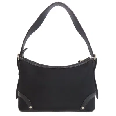 Pre-owned Bally Beige Black Nylon Shoulder Bag () In Multi