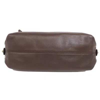 Pre-owned Bally Brown Leather Shoulder Bag ()