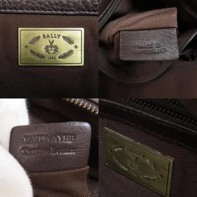 Pre-owned Bally Brown Leather Shoulder Bag ()