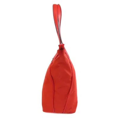 Pre-owned Bally Red Color Nylon Tote Bag ()