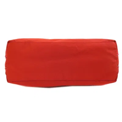 Pre-owned Bally Red Color Nylon Tote Bag ()