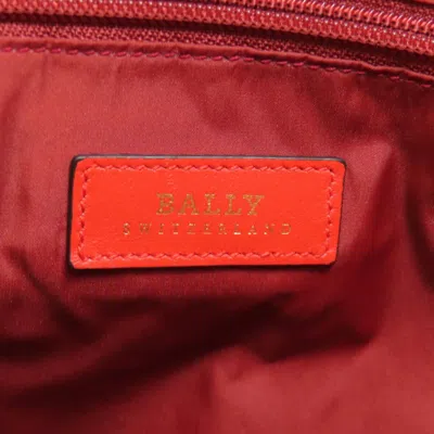 Pre-owned Bally Red Color Nylon Tote Bag ()