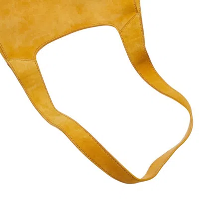 Pre-owned Bally Yellow Suede Leather Shoulder Bag ()