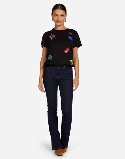 Lauren Moshi Wolf Lucky Elements In Black