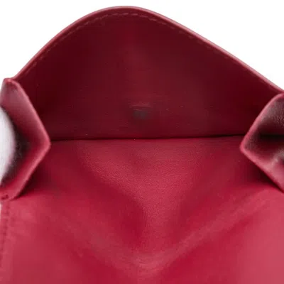 Pre-owned Bottega Veneta Beige Pink Leather Wallet (tri-fold) () In Multi