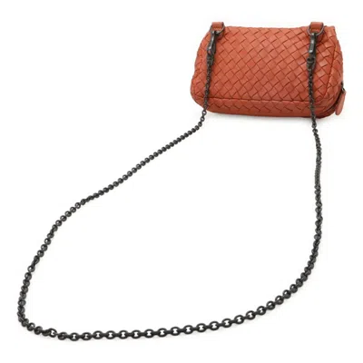Pre-owned Bottega Veneta Black Intrecciato Clutch Bag Pochette Shoulder Bag ()