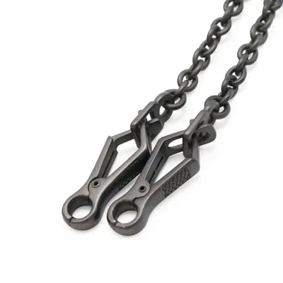 Pre-owned Bottega Veneta Black Intrecciato Clutch Bag Pochette Shoulder Bag ()