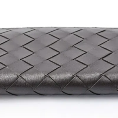 Pre-owned Bottega Veneta Brown Intrecciato Middle Wallet (bi-fold) ()