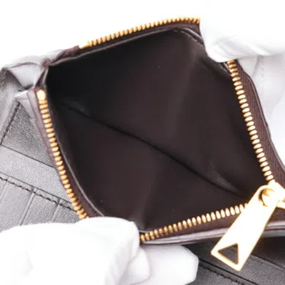 Pre-owned Bottega Veneta Brown Intrecciato Middle Wallet (bi-fold) ()