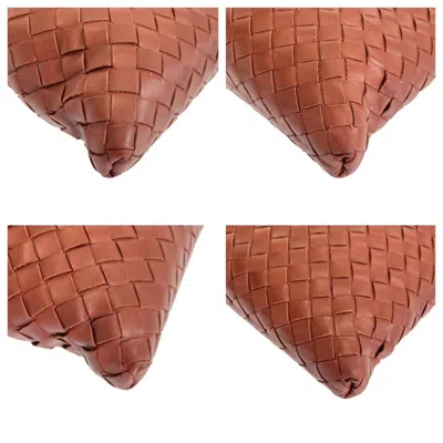 Pre-owned Bottega Veneta Brown Leather Messenger Bag Shoulder Bag ()