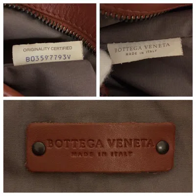 Pre-owned Bottega Veneta Brown Leather Messenger Bag Shoulder Bag ()