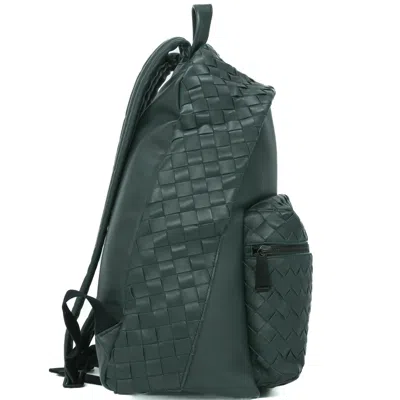 Pre-owned Bottega Veneta Green Leather Backpack ()