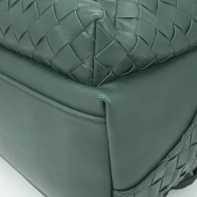 Pre-owned Bottega Veneta Green Leather Backpack ()