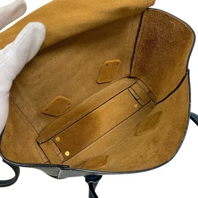 Pre-owned Bottega Veneta Navy Leather Shoulder Bag () In Blue