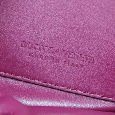 Pre-owned Bottega Veneta Purple Leather Handbag Shoulder Bag ()