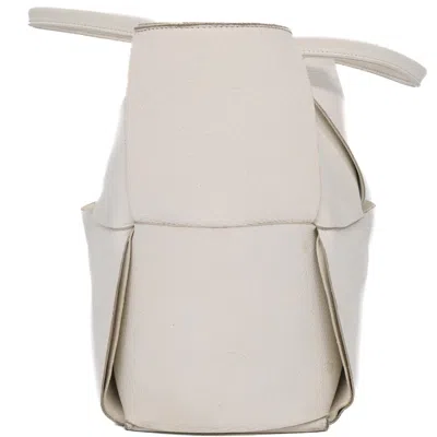 Pre-owned Bottega Veneta White Leather Tote Bag ()