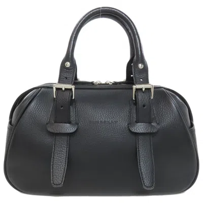 Pre-owned Burberry Black Leather Tote Bag ()