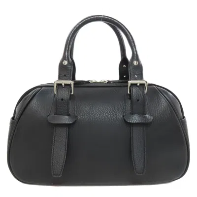 Pre-owned Burberry Black Leather Tote Bag ()