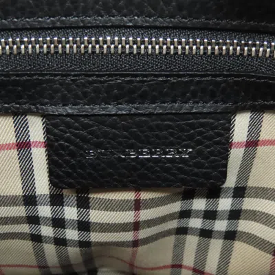 Pre-owned Burberry Black Leather Tote Bag ()