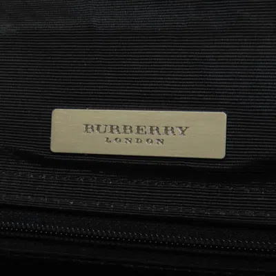 Pre-owned Burberry Black Nylon Leather Tote Bag ()