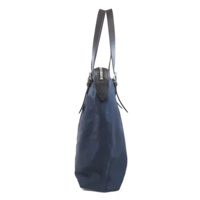 Pre-owned Burberry Blue Nylon Tote Bag ()