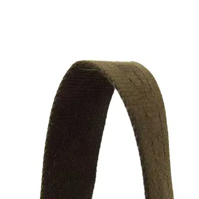 Pre-owned Burberry Brown Green Nylon Leather Shoulder Bag () In Multi