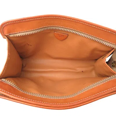 Pre-owned Celine Beige Brown Pvc Clutch Bag () In Multi