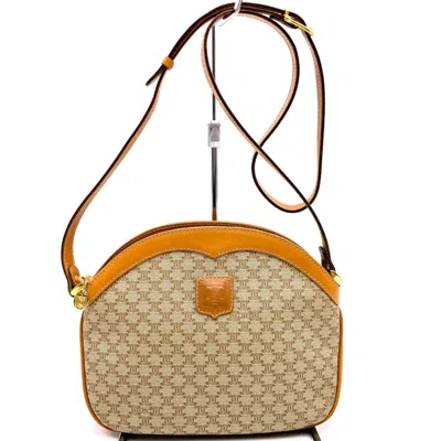 Pre-owned Celine Beige Pvc Shoulder Bag () In Sand