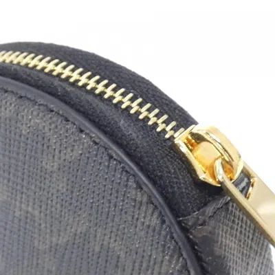 Pre-owned Celine Black Canvas Coin Purse/coin Case ()
