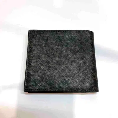 Pre-owned Celine Black Canvas Wallet (bi-fold) ()