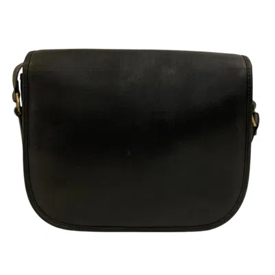 Pre-owned Celine Black Leather Pochette Shoulder Bag ()