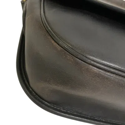 Pre-owned Celine Black Leather Pochette Shoulder Bag ()