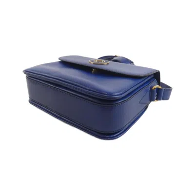 Pre-owned Celine Blue Leather Shoulder Bag ()