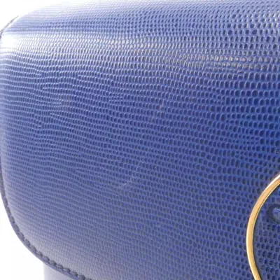 Pre-owned Celine Blue Leather Shoulder Bag ()