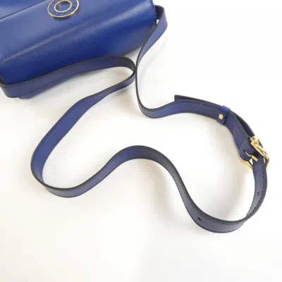 Pre-owned Celine Blue Leather Shoulder Bag ()