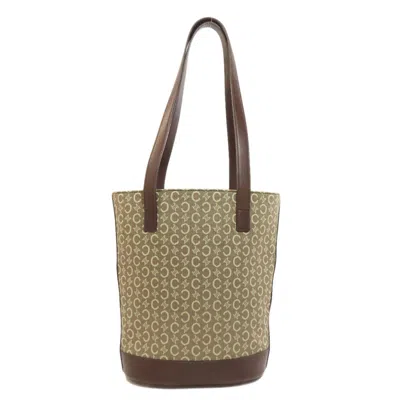 Pre-owned Celine Brown Canvas Tote Bag ()