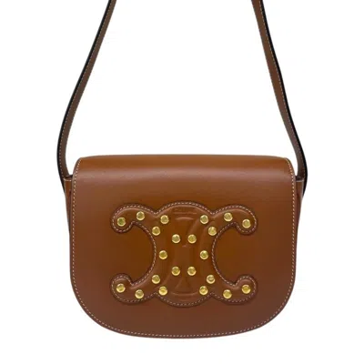 Pre-owned Celine Brown Leather Shoulder Bag ()
