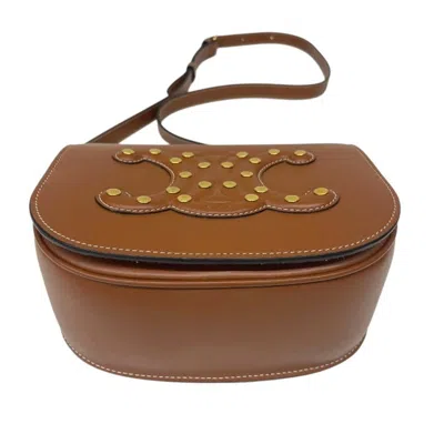 Pre-owned Celine Brown Leather Shoulder Bag ()