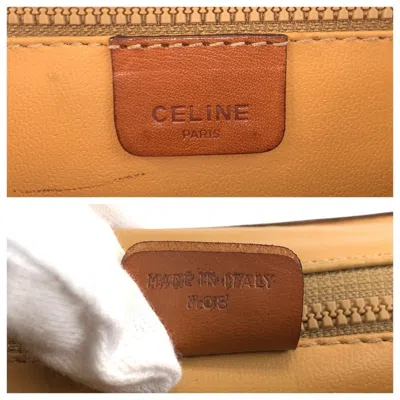 Pre-owned Celine Brown Pvc Leather Clutch Bag ()