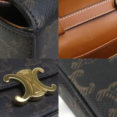 Pre-owned Celine Brown Pvc Leather Shoulder Bag ()