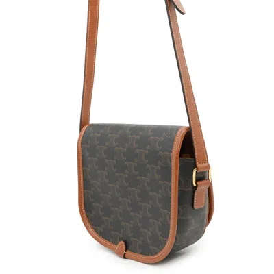 Pre-owned Celine Brown Pvc Leather Shoulder Bag ()