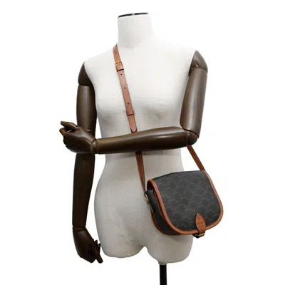 Pre-owned Celine Brown Pvc Leather Shoulder Bag ()