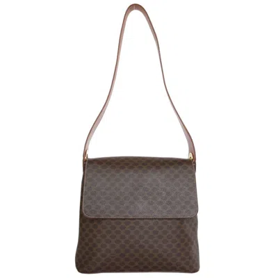 Pre-owned Celine Brown Pvc Leather Shoulder Bag ()