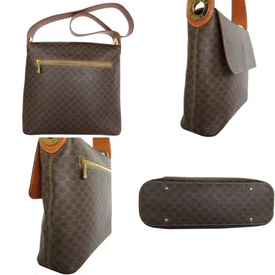 Pre-owned Celine Brown Pvc Leather Shoulder Bag ()