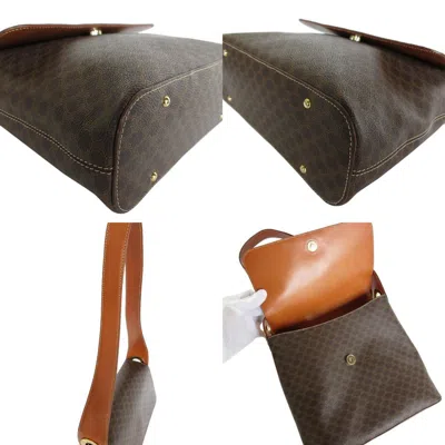 Pre-owned Celine Brown Pvc Leather Shoulder Bag ()