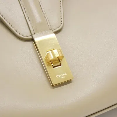 Pre-owned Celine Gold Leather Shoulder Bag ()
